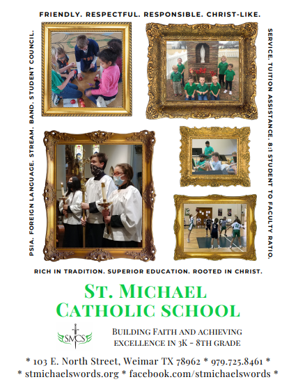 St. Michael Parish: Welcome! One Parish. One School. One Faith Community.